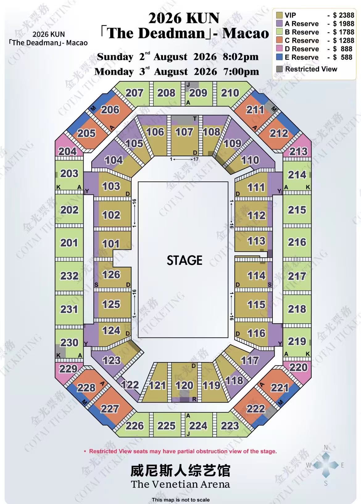 2026 KUN 'The Deadman' Macao Complete Guide | General Sale, Ticket Tips, Seating Chart, Transport, Hotels, Local Food, Entry Rules, Setlist & Weather - Seating Chart 2026 KUN 'The Deadman' Macao Complete Guide | General Sale, Ticket Tips, Seating Chart, Transport, Hotels, Local Food, Entry Rules, Setlist & Weather - Seating Chart