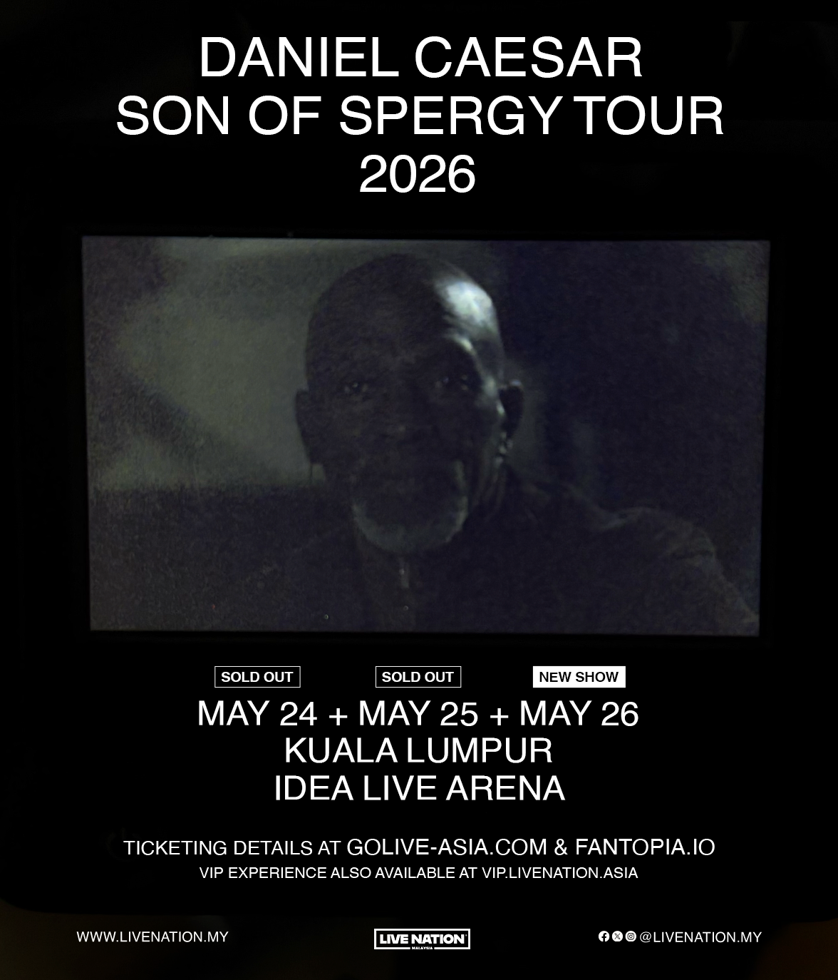 Daniel Caesar - Son of Spergy Tour 