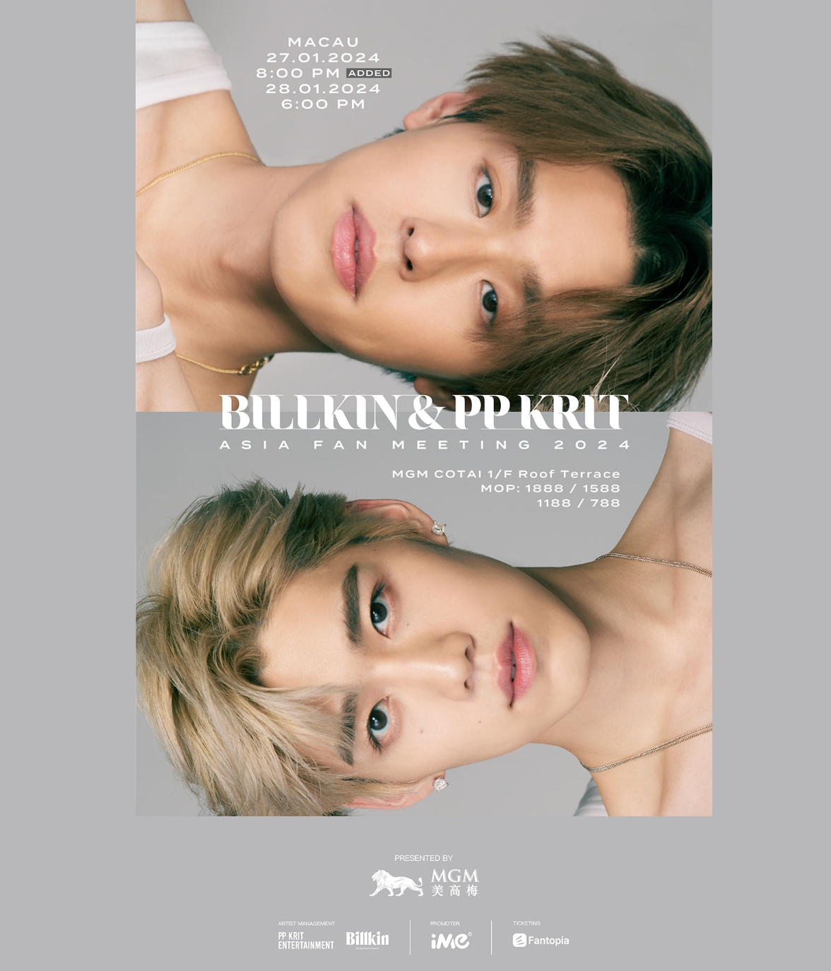 BILLKIN & PP KRIT ASIA FAN MEETING 2024 in MACAU