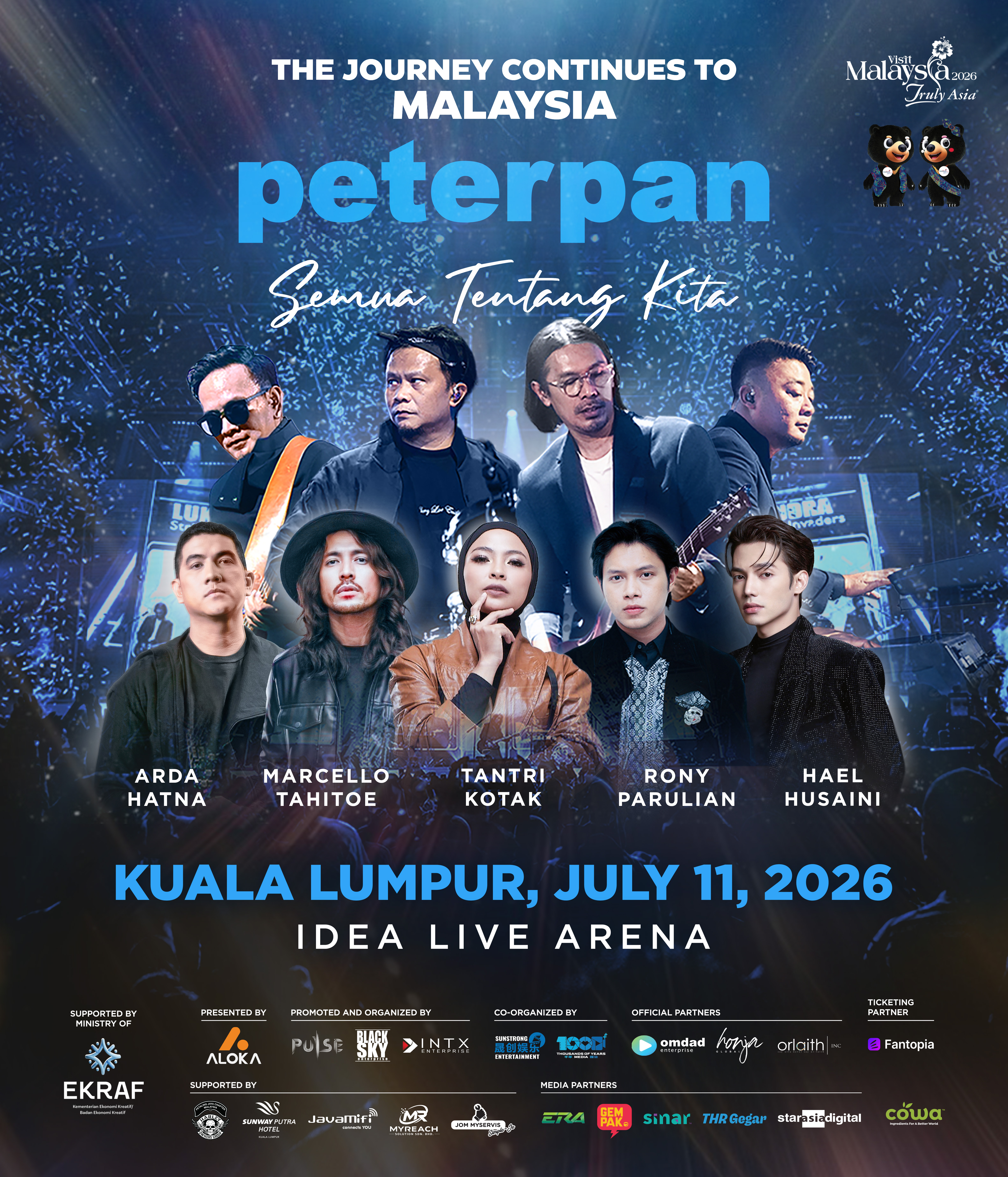 [Malaysia] The Journey Continues, Peterpan, Semua Tentang Kita