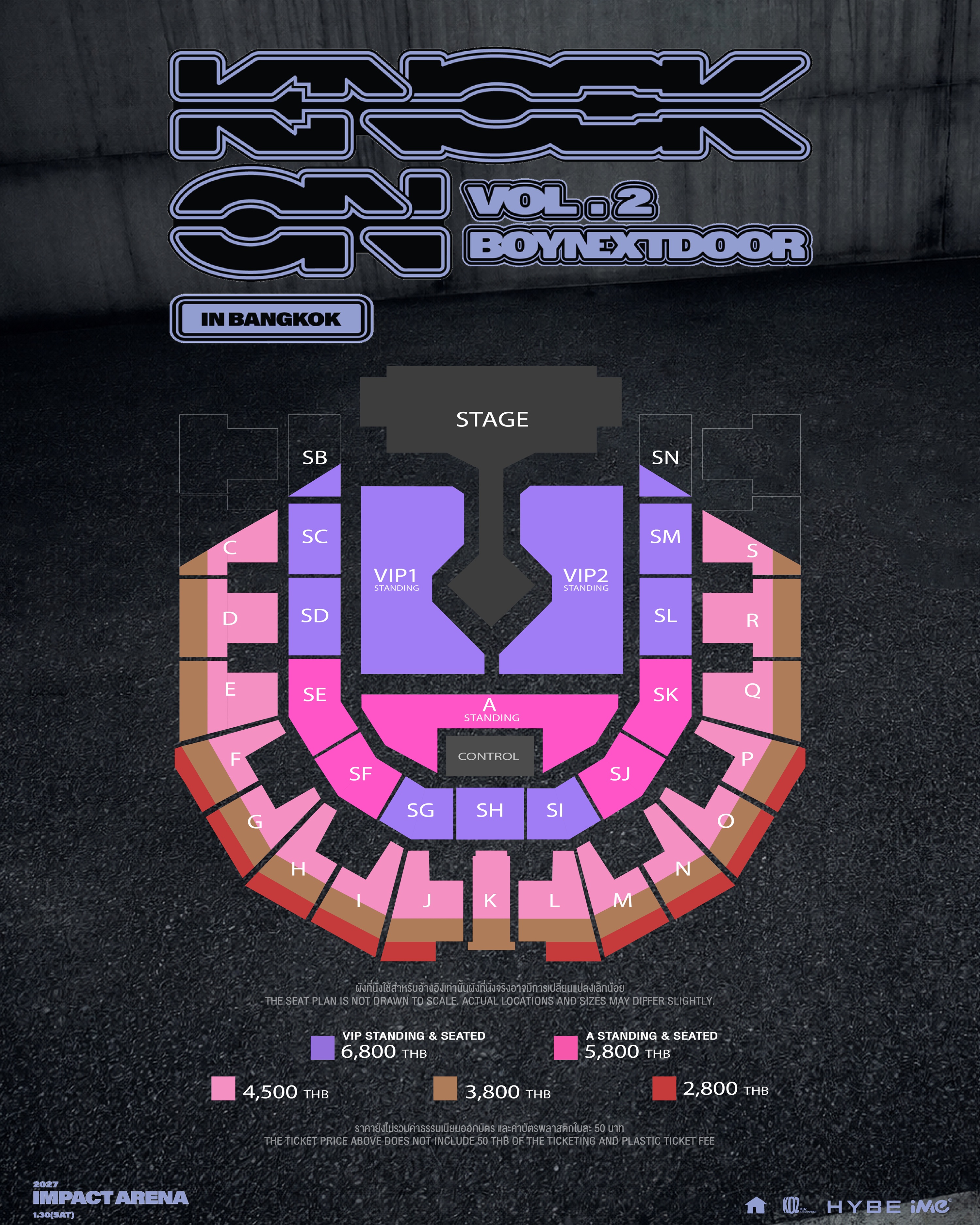 BOYNEXTDOOR TOUR 'KNOCK ON Vol.2' in Bangkok Complete Guide | Ticket Sales, Seating Chart, Transport, Hotels, Local Food & Attractions, Entry Rules, Setlist & Weather Tips - Seating Chart BOYNEXTDOOR TOUR 'KNOCK ON Vol.2' in Bangkok Complete Guide | Ticket Sales, Seating Chart, Transport, Hotels, Local Food & Attractions, Entry Rules, Setlist & Weather Tips - Seating Chart