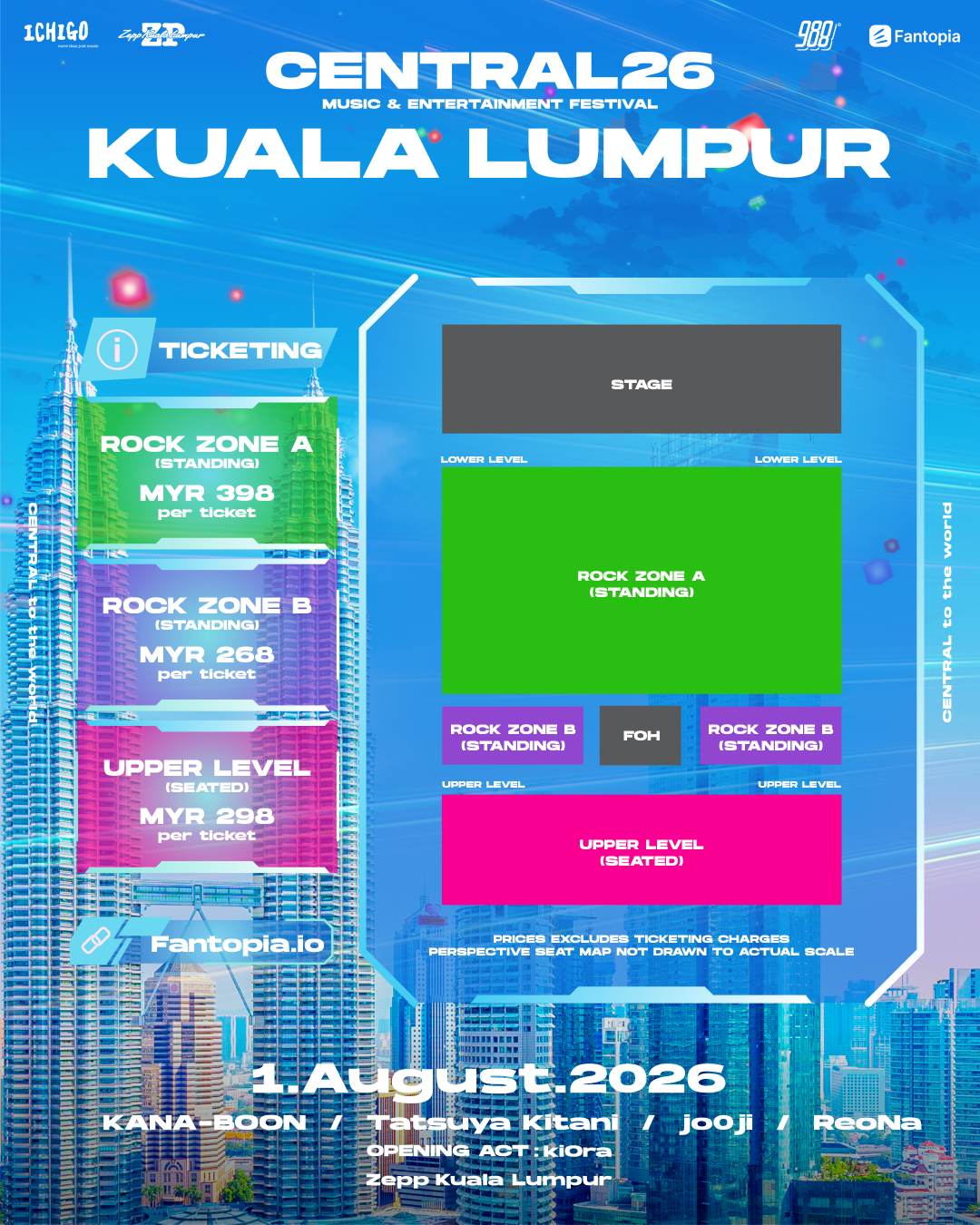 CENTRAL MUSIC & ENTERTAINMENT FESTIVAL 2026 Kuala Lumpur Complete Guide | Tickets, Seating, Transport, Hotels, Food & Entry Tips - Seating Chart CENTRAL MUSIC & ENTERTAINMENT FESTIVAL 2026 Kuala Lumpur Complete Guide | Tickets, Seating, Transport, Hotels, Food & Entry Tips - Seating Chart