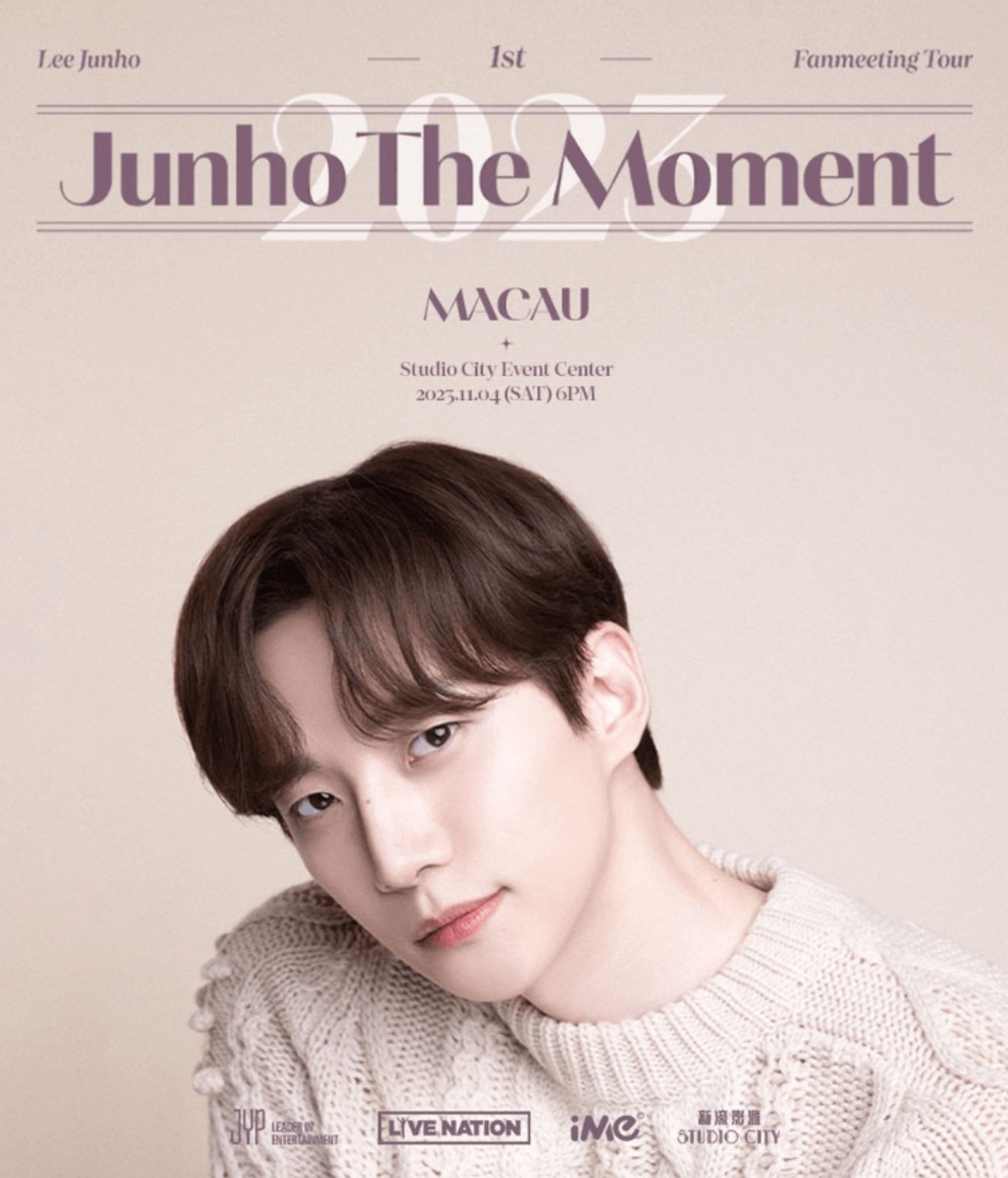 LEE JUNHO 1st FANMEETING TOUR <JUNHO THE MOMENT 2023> IN MACAU