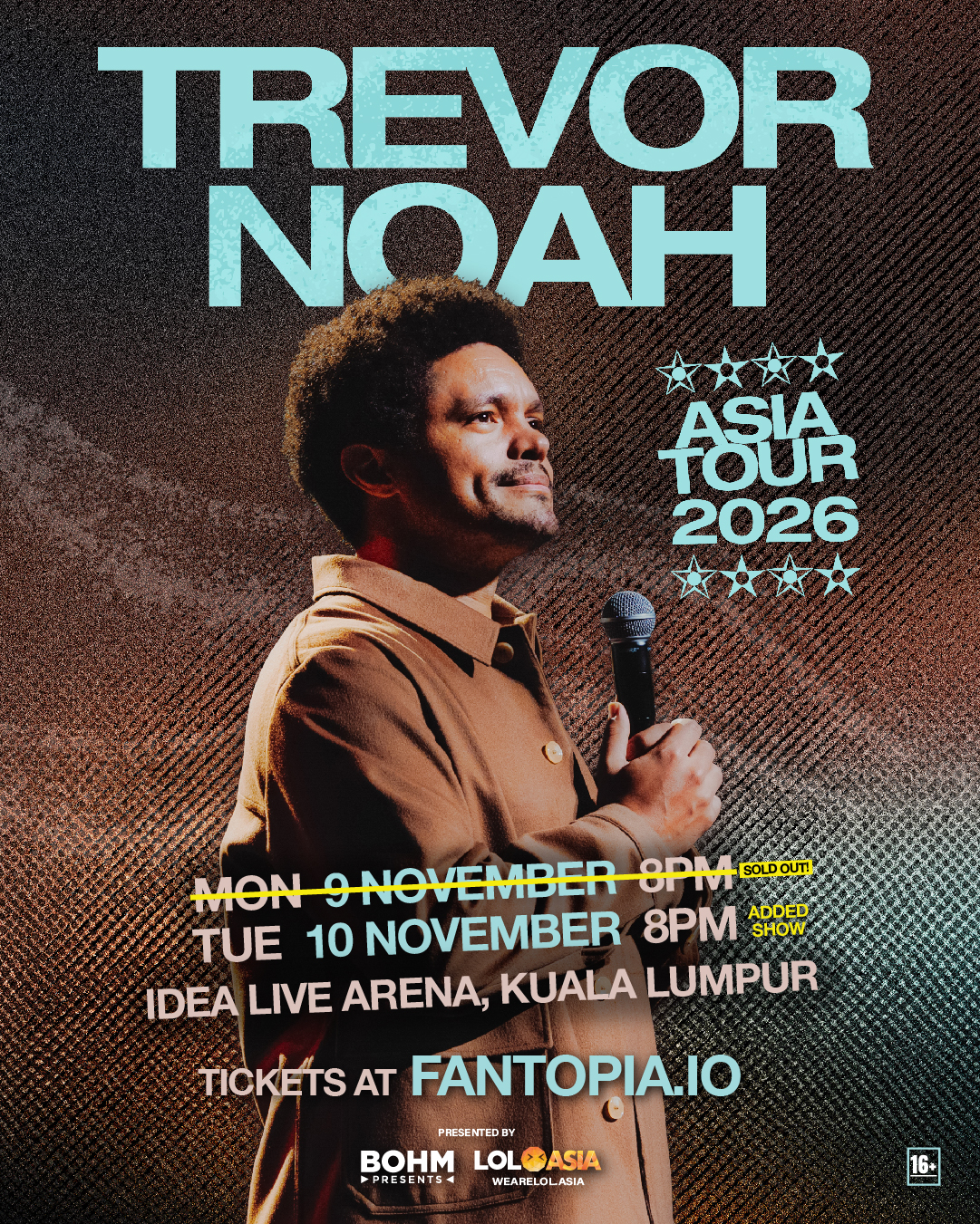 [Malaysia] TREVOR NOAH ASIA TOUR 2026