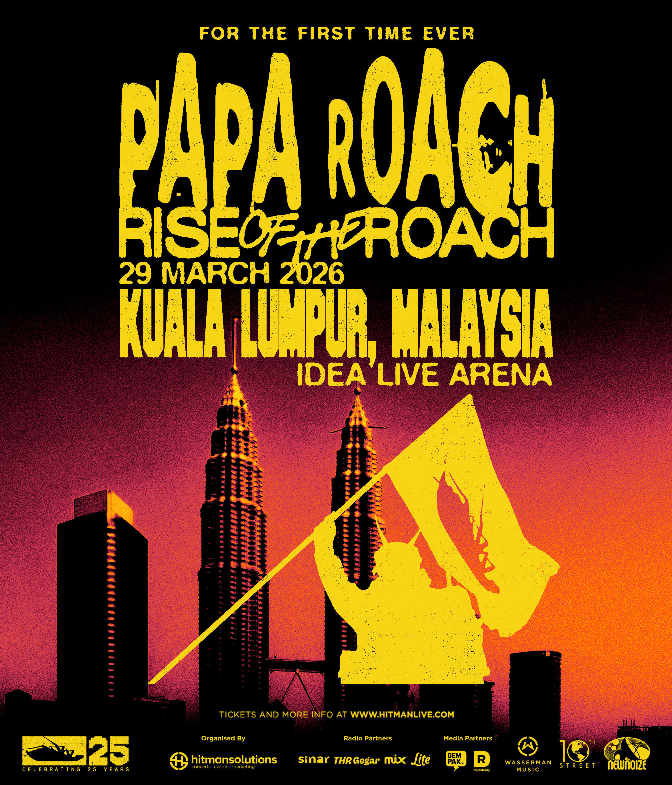 PAPA ROACH RISE OF THE ROACH LIVE IN MALAYSIA