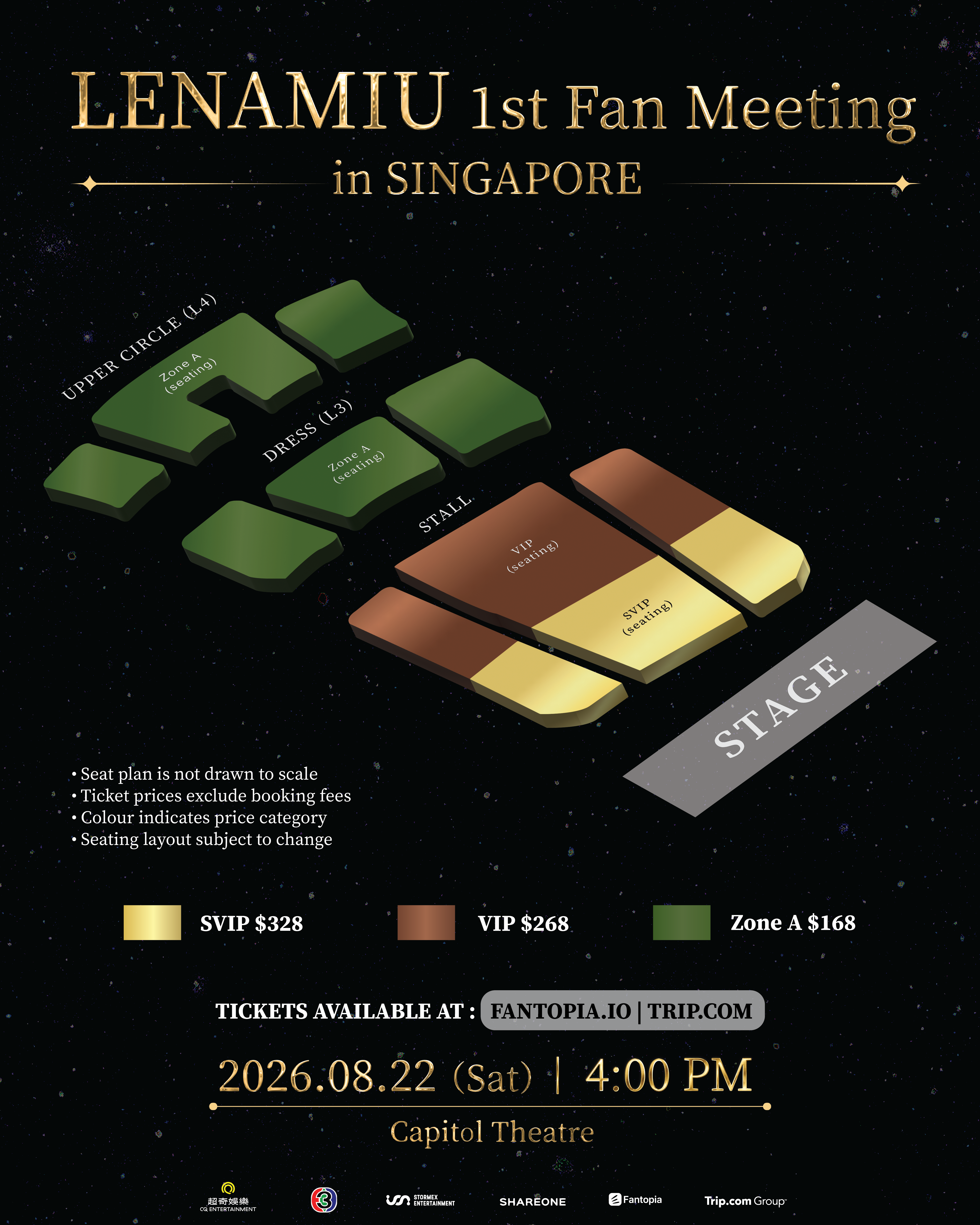 LenaMiu 1st Fan Meeting Singapore Complete Guide | General Sale, Ticket Tips, Seating Chart, Transport & Hotels, Local Food, Entry Rules, Setlist & Weather One-stop Guide - Seating Chart LenaMiu 1st Fan Meeting Singapore Complete Guide | General Sale, Ticket Tips, Seating Chart, Transport & Hotels, Local Food, Entry Rules, Setlist & Weather One-stop Guide - Seating Chart