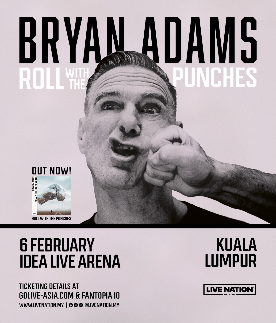 Bryan Adams: Roll with the Punches in Kuala Lumpur