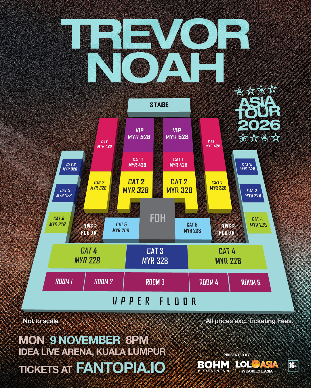 TREVOR NOAH ASIA TOUR 2026 Malaysia Complete Guide | Tickets, Seating, Transport, Accommodation, Local Food, Weather Tips, Entry Tips - Seating Chart TREVOR NOAH ASIA TOUR 2026 Malaysia Complete Guide | Tickets, Seating, Transport, Accommodation, Local Food, Weather Tips, Entry Tips - Seating Chart